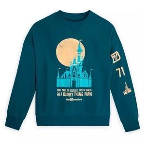 Disney Spirit Jersey Sweatshirt Castle Disneyland World Large Long Sleeve unisex
